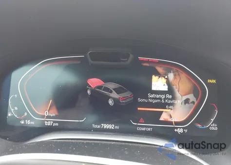 2020 BMW 750I xDrive z USA, uszkodzony, nr VIN WBA7U2C03LCD19986